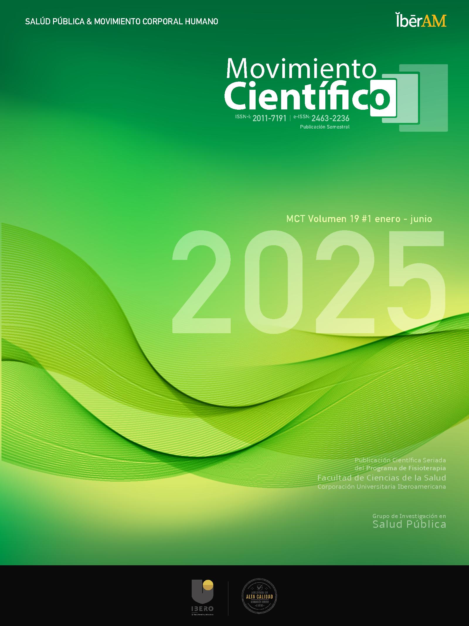 Carátula Volumen  19 número 1 año 2025